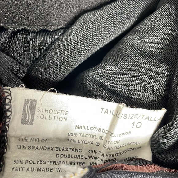 Silhouette Solution One Piece Bathing Suit - Picture 6 of 6